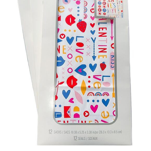 Hallmark 36-Count Valentine Gift Treat Favor Goodie Bags Classroom Party New - Picture 5 of 5